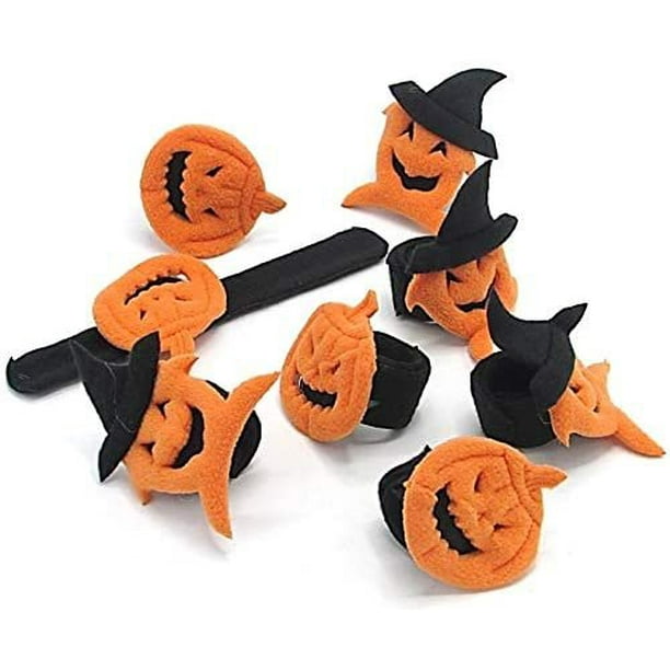 CENOVE 60 PCS Halloween Party Favors Supplies Slap Bracelets for Kids Snap Bracelets Slap Bands with Bat Spider Pumpkin Ghost Skeleton Tombstone Print Design Craft Birthday Classroom Gifts CENOVE 60 PCS Halloween Party Favors Supplies Slap Bracelets for Kids Snap Bracelets Slap Bands with Bat Spider Pumpkin Ghost Skeleton Tombstone Print Design Craft Birthday Classroom Gifts